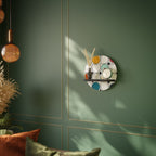 HUE HARMONY Rundes Kunstregal in Schwarz