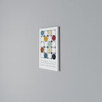HUE HARMONY Vertical Canvas Print