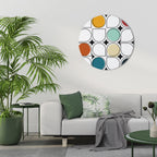 HUE HARMONY Round Wall Art