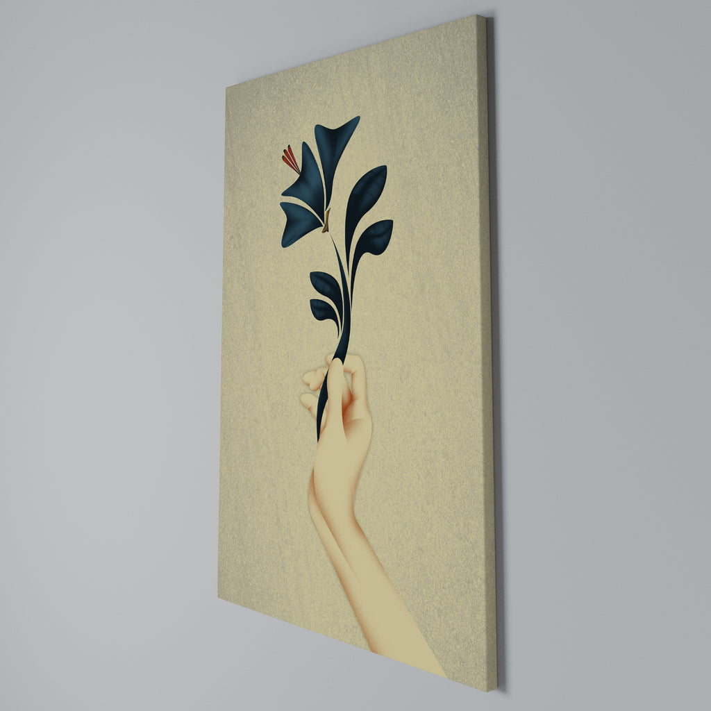 TAKE IT OR LEAF IT Vertical Canvas Print