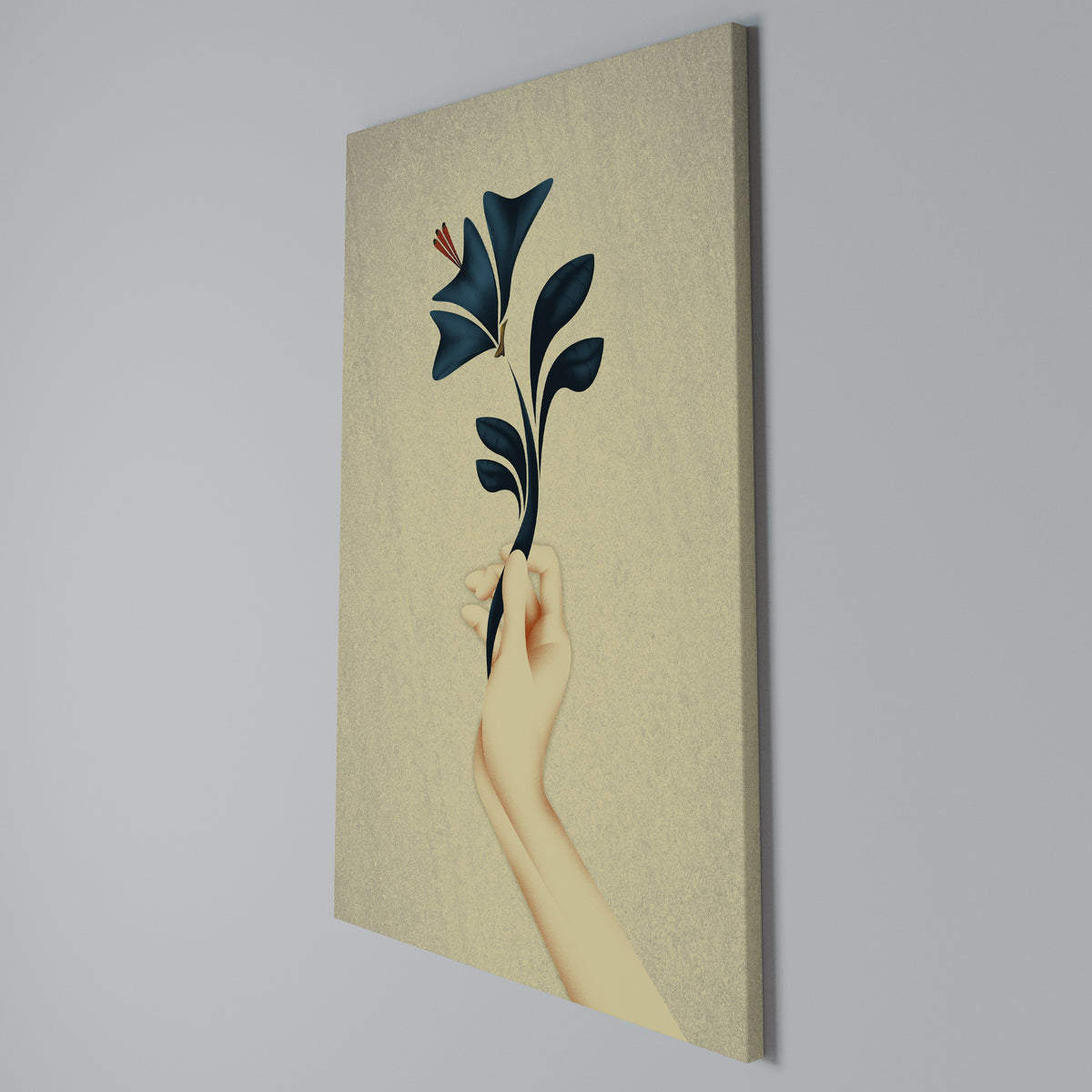 TAKE IT OR LEAF IT Vertical Canvas Print
