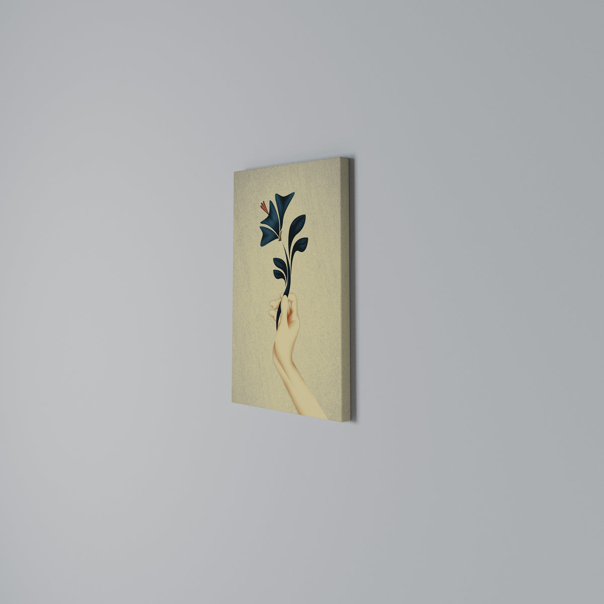 TAKE IT OR LEAF IT Vertical Canvas Print