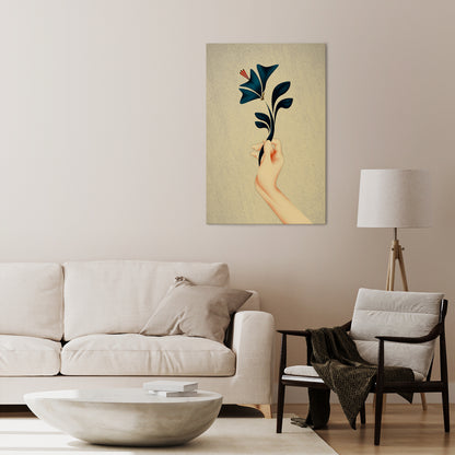 TAKE IT OR LEAF IT Vertical Canvas Print