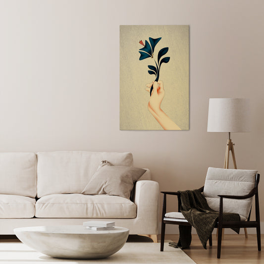 TAKE IT OR LEAF IT Vertical Canvas Print