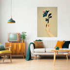 TAKE IT OR LEAF IT Peel and Stick Vertical Poster