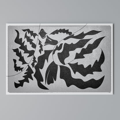 SHARP SHADOWS Horizontal Canvas Print