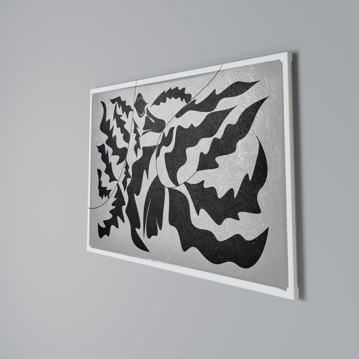 SHARP SHADOWS Horizontal Canvas Print