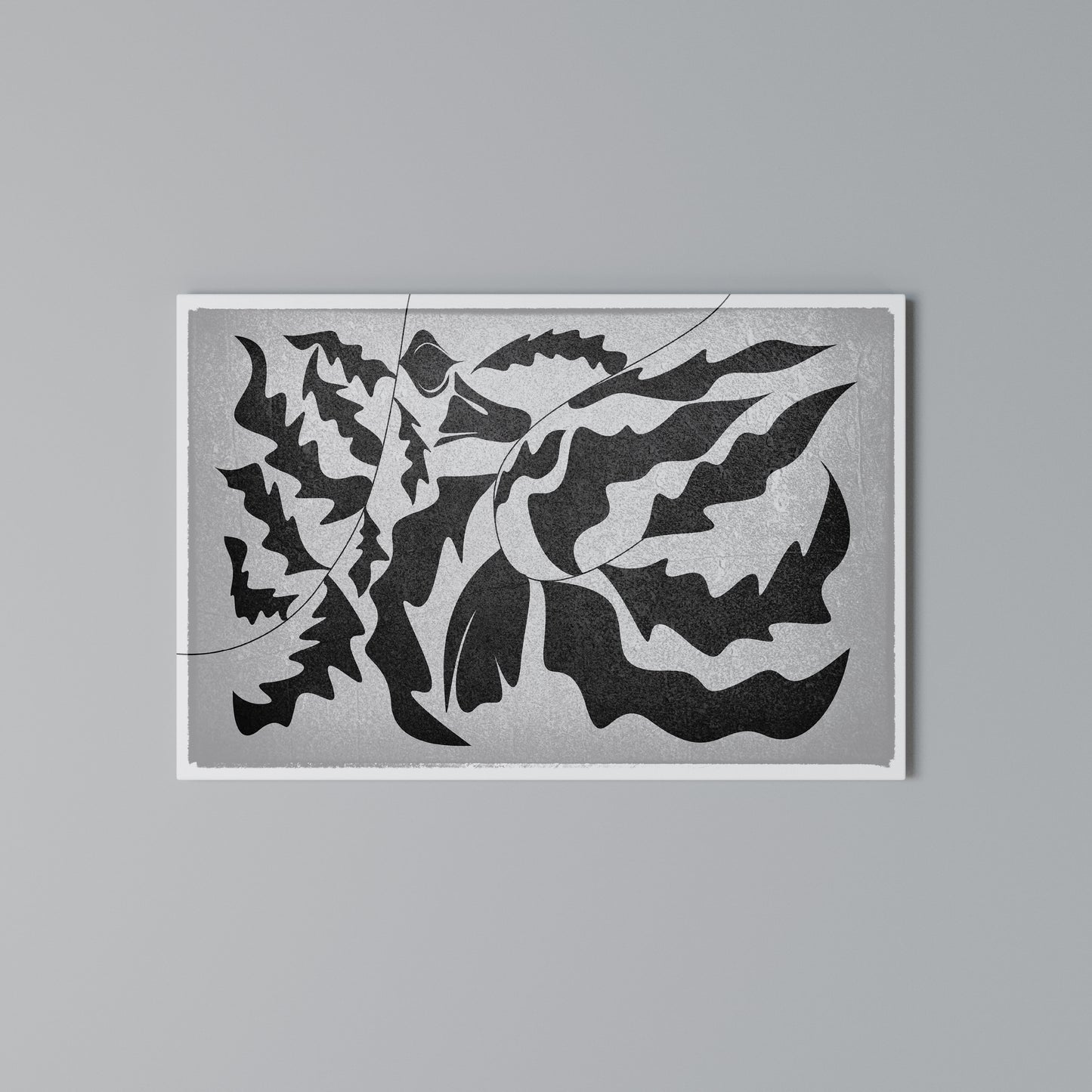 SHARP SHADOWS Horizontal Canvas Print