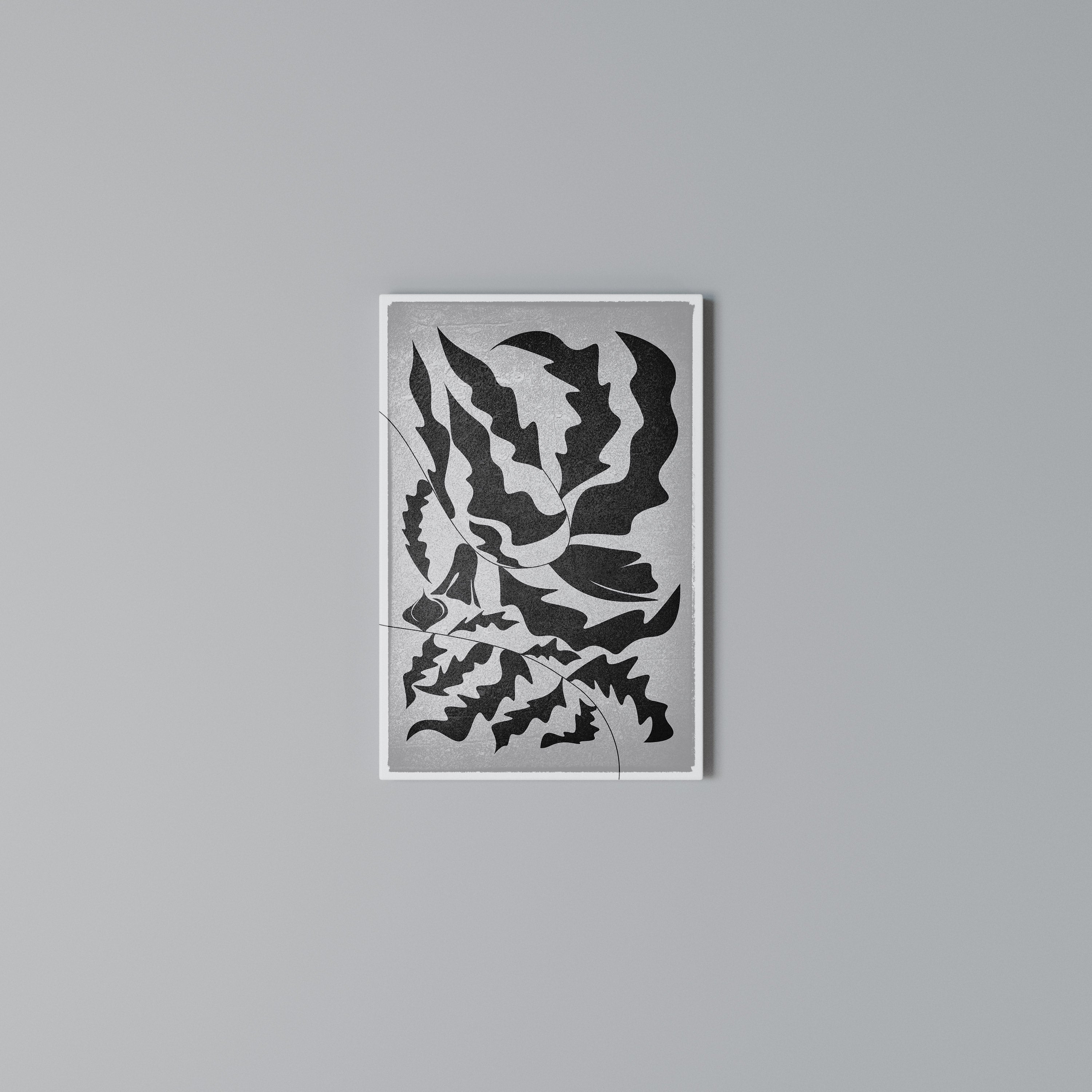 SHARP SHADOWS Vertical Canvas Print