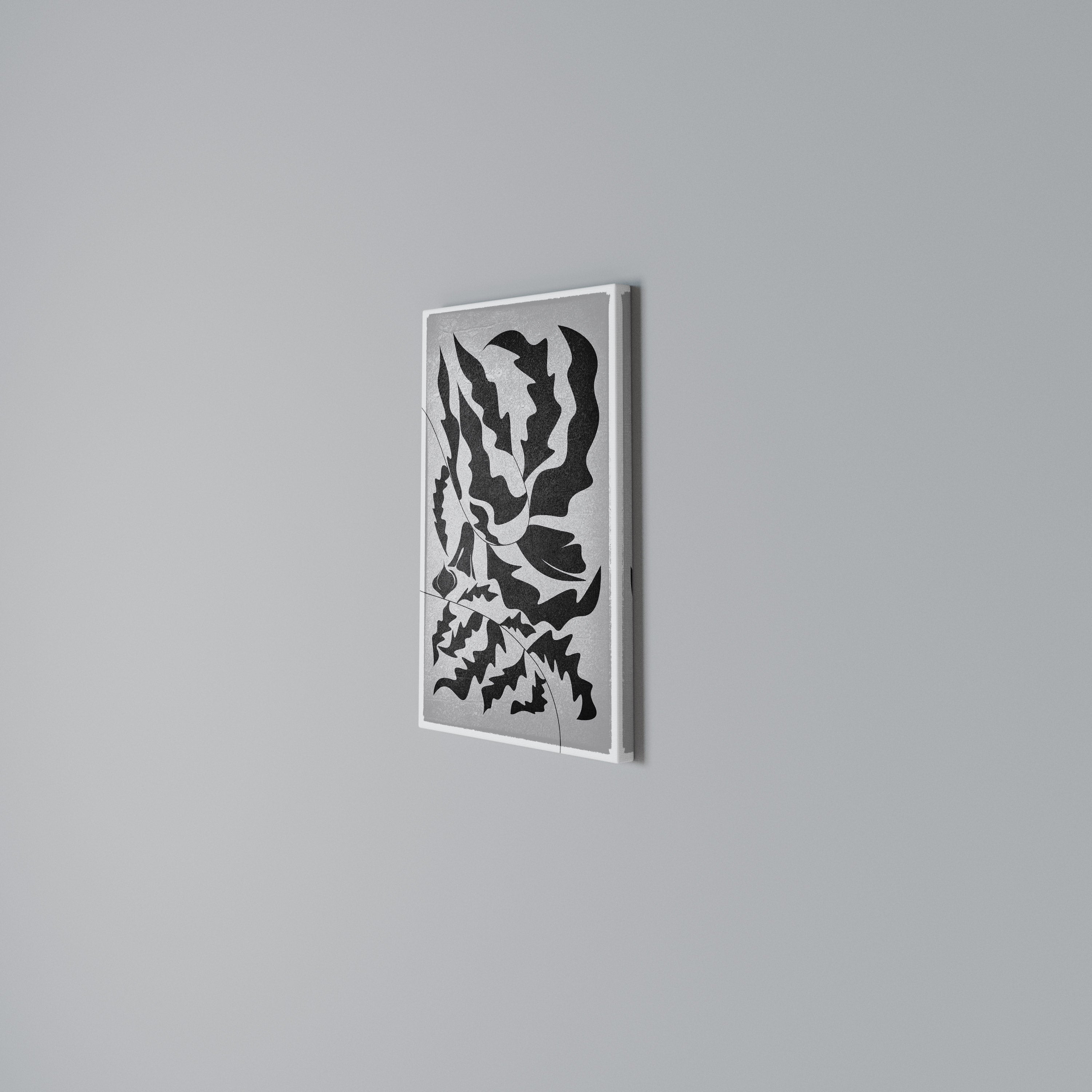 SHARP SHADOWS Vertical Canvas Print