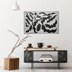 SHARP SHADOWS Selbstklebendes Horizontal-Poster