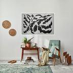 SHARP SHADOWS Selbstklebendes Horizontal-Poster