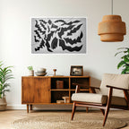 SHARP SHADOWS Selbstklebendes Horizontal-Poster