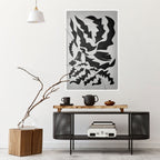 SHARP SHADOWS Selbstklebendes Poster - Hochformat