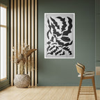 SHARP SHADOWS Selbstklebendes Poster - Hochformat