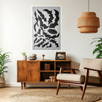 SHARP SHADOWS Selbstklebendes Poster - Hochformat