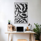 SHARP SHADOWS Selbstklebendes Poster - Hochformat