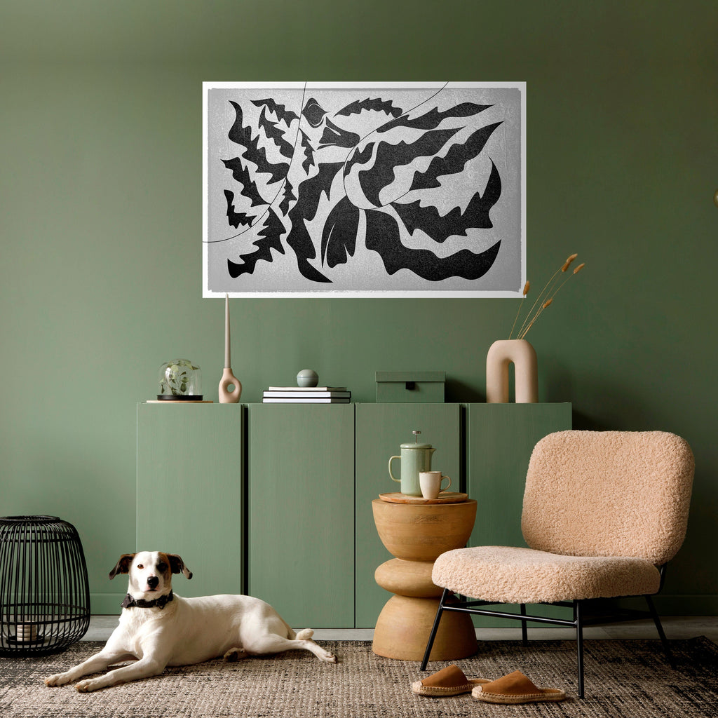 SHARP SHADOWS Peel and Stick Horizontal Poster