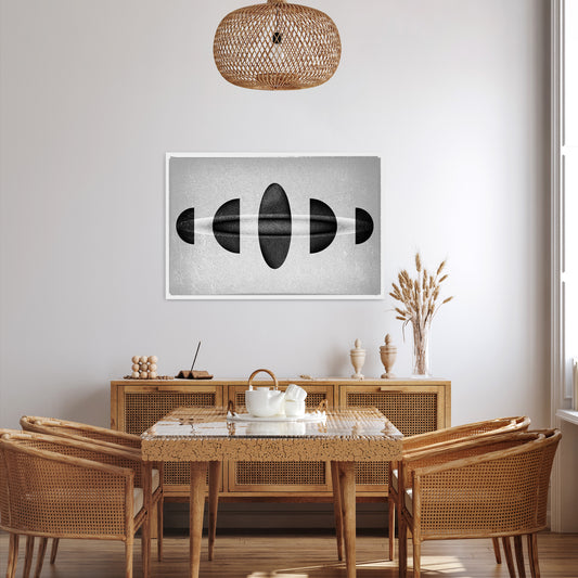 OBSIDIAN ODYSSEY Horizontal Canvas Print