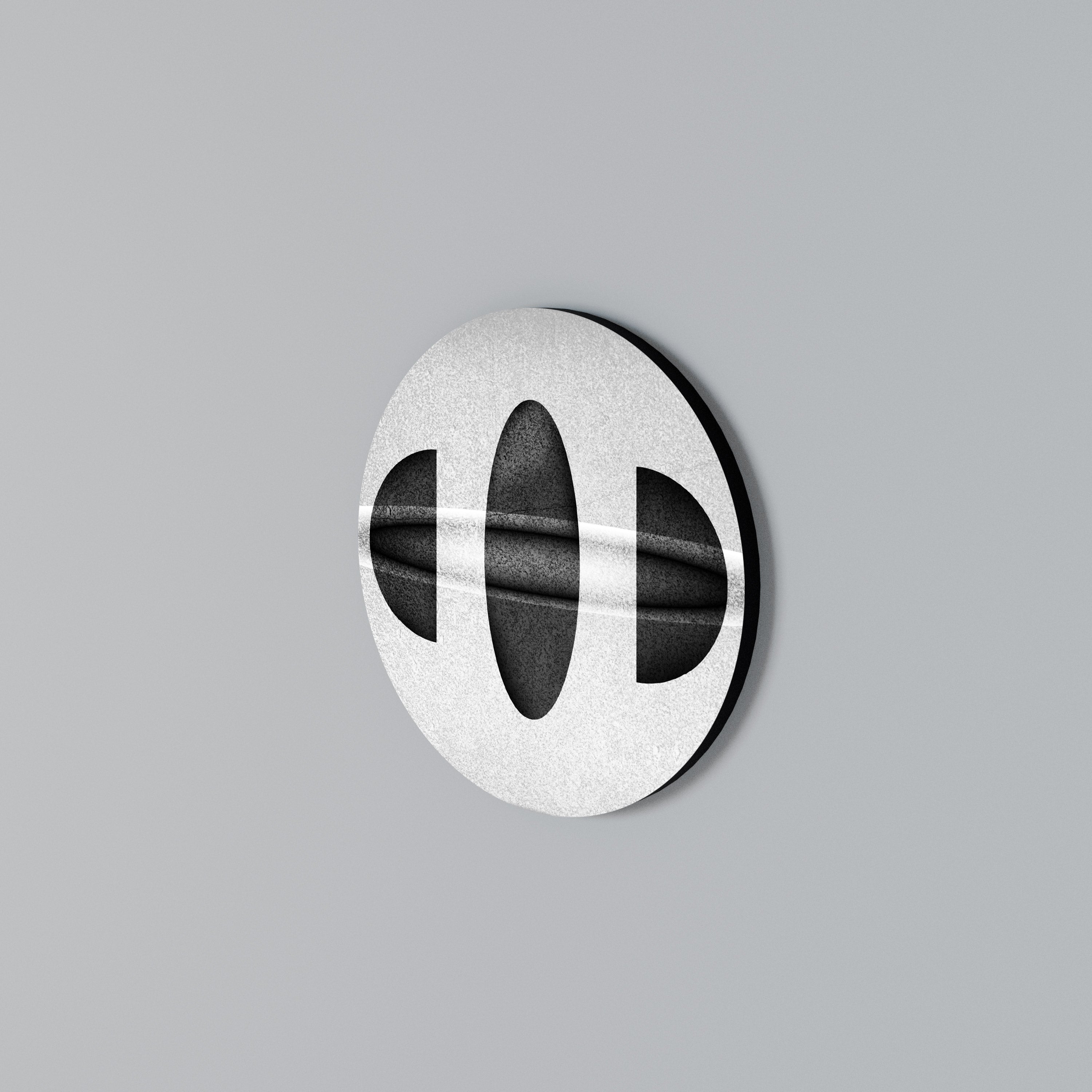 OBSIDIAN ODYSSEY Round Wall Art