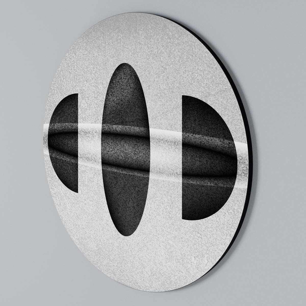 OBSIDIAN ODYSSEY Rundes Wandbild