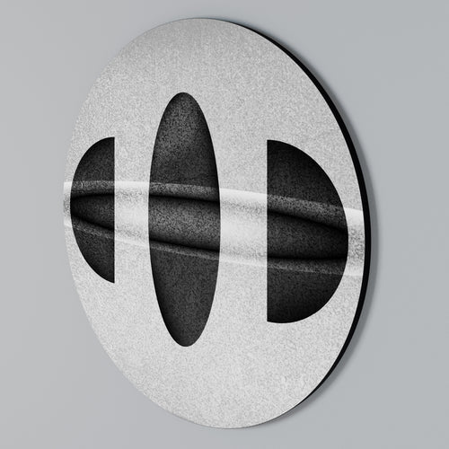 OBSIDIAN ODYSSEY Rundes Wandbild