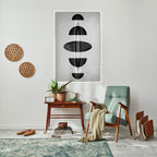 OBSIDIAN ODYSSEY Peel and Stick Vertical Poster