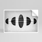 OBSIDIAN ODYSSEY Selbstklebendes Horizontal-Poster