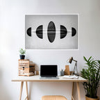 OBSIDIAN ODYSSEY Selbstklebendes Horizontal-Poster