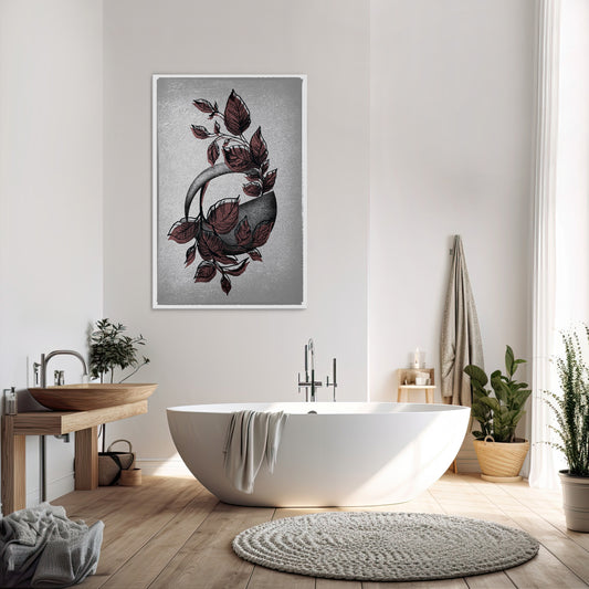 GRAPHIC WONDER Vertical Canvas Print