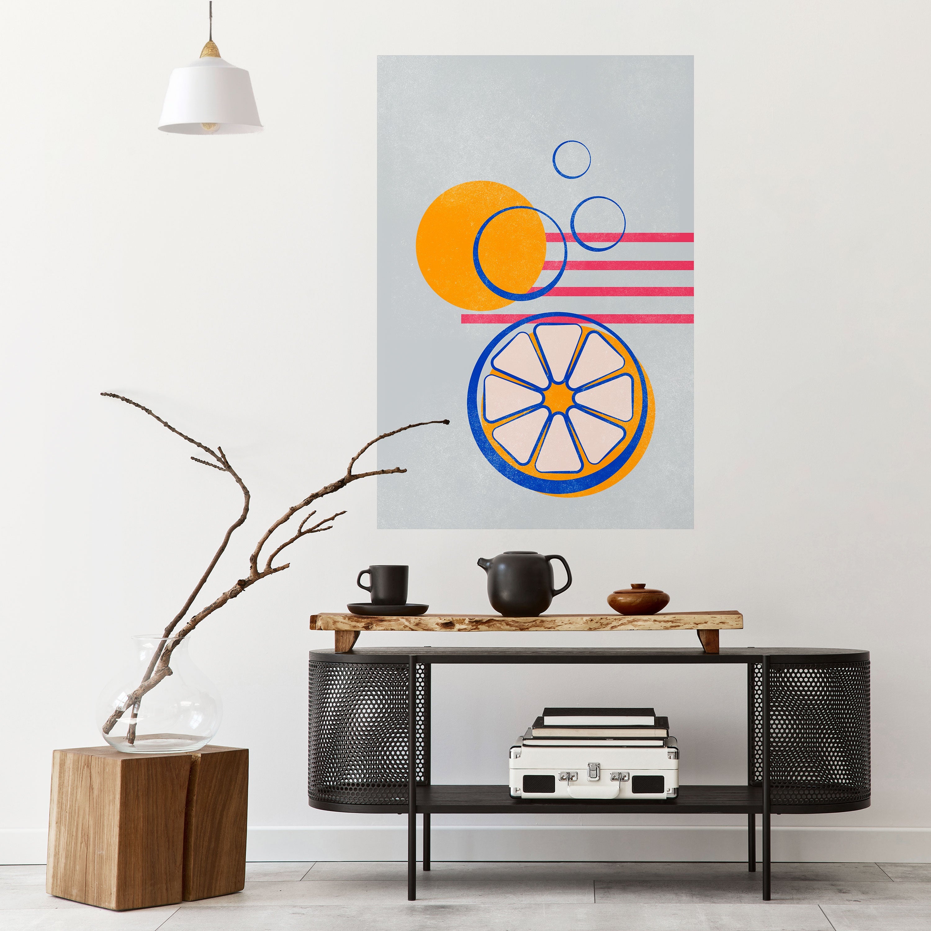 CITRUS SPARK Vertikales Poster zum Abziehen und Aufkleben