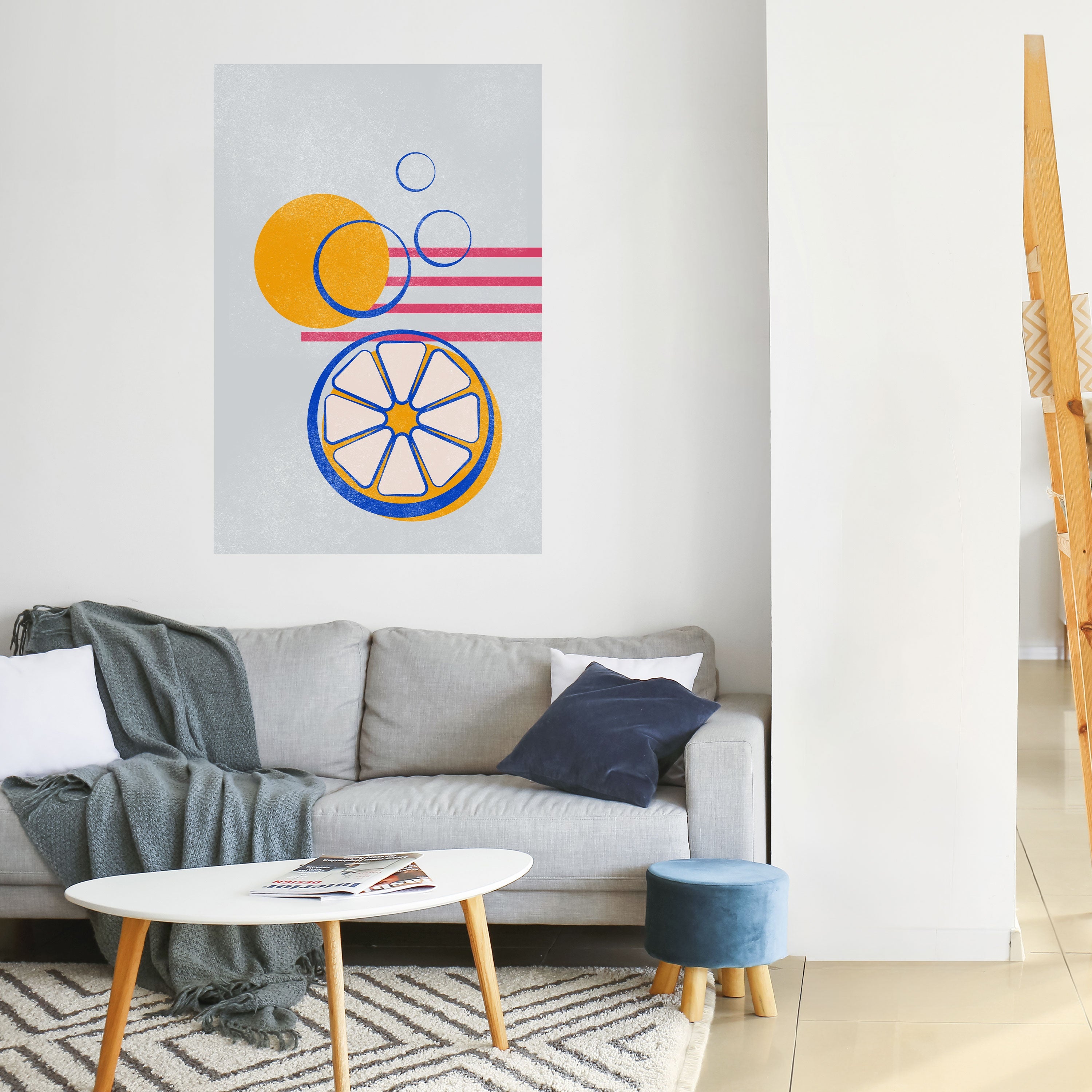 CITRUS SPARK Vertikales Poster zum Abziehen und Aufkleben