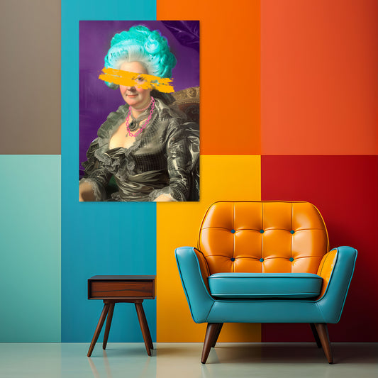 BAROQUE CHIC Vertical Canvas Print