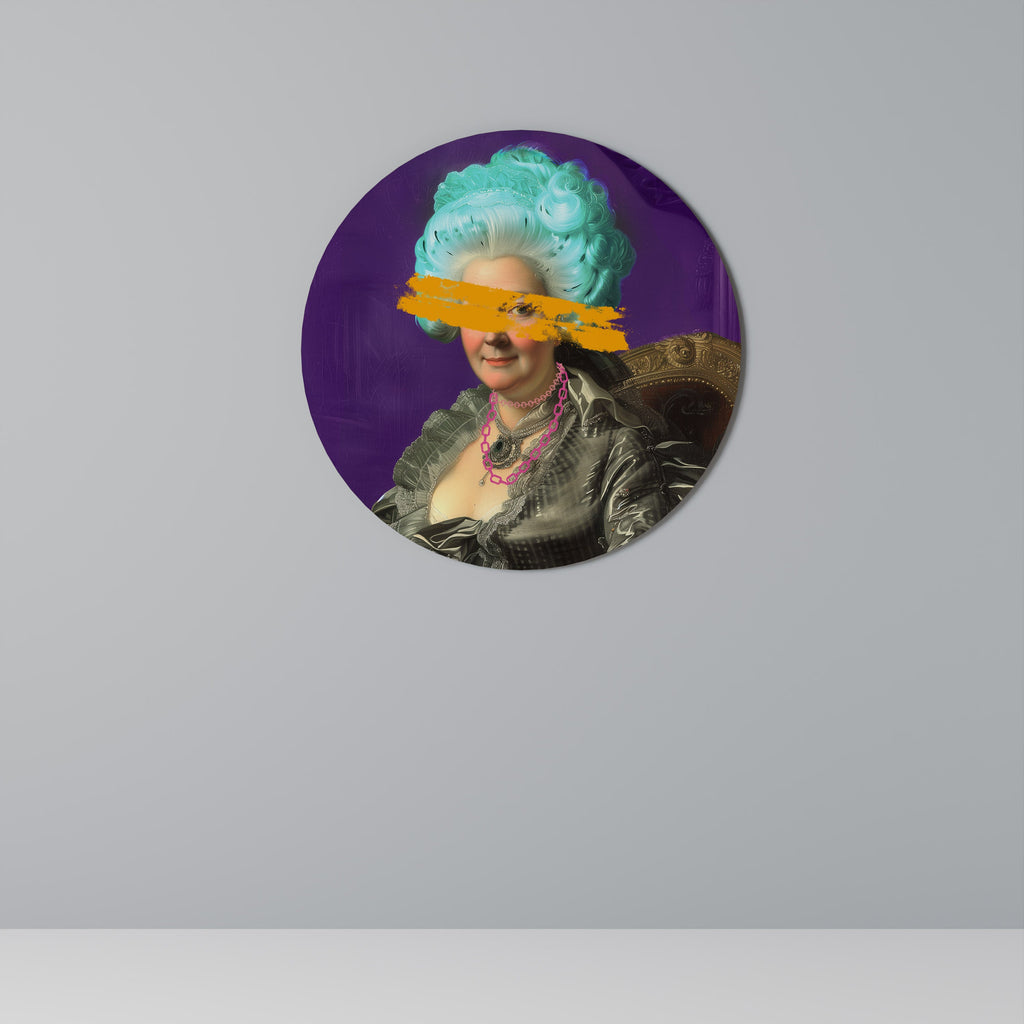 BAROQUE CHIC Runde Wanddekoration Ø 69 cm