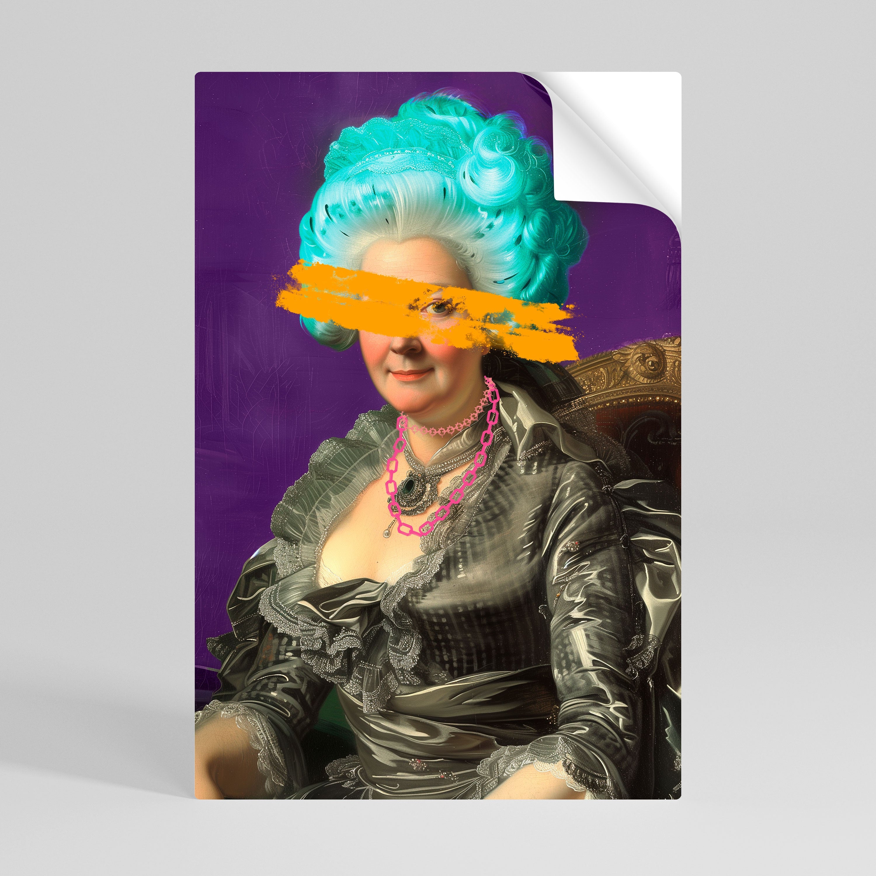 BAROQUE CHIC Vertikales Poster zum Abziehen und Aufkleben