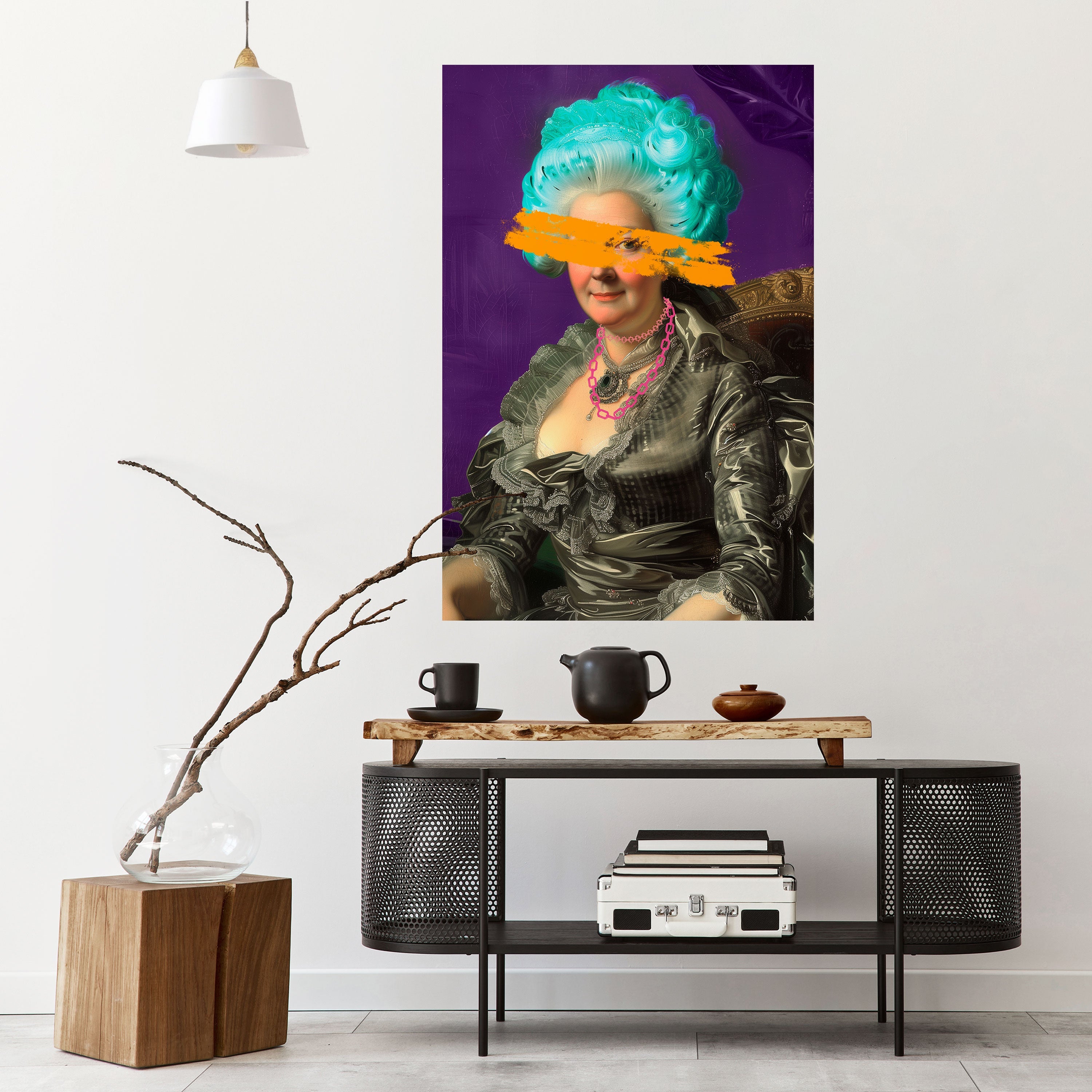 BAROQUE CHIC Vertikales Poster zum Abziehen und Aufkleben