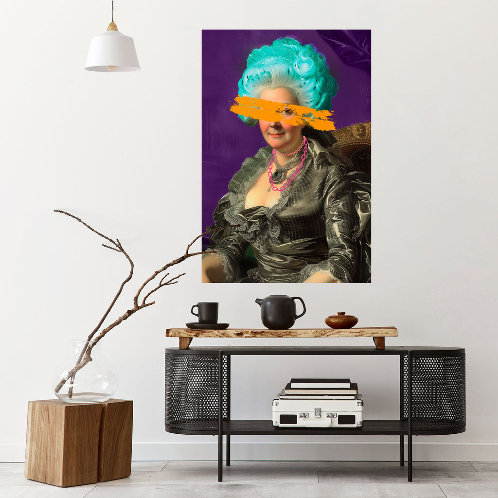 BAROQUE CHIC Vertikales Poster zum Abziehen und Aufkleben