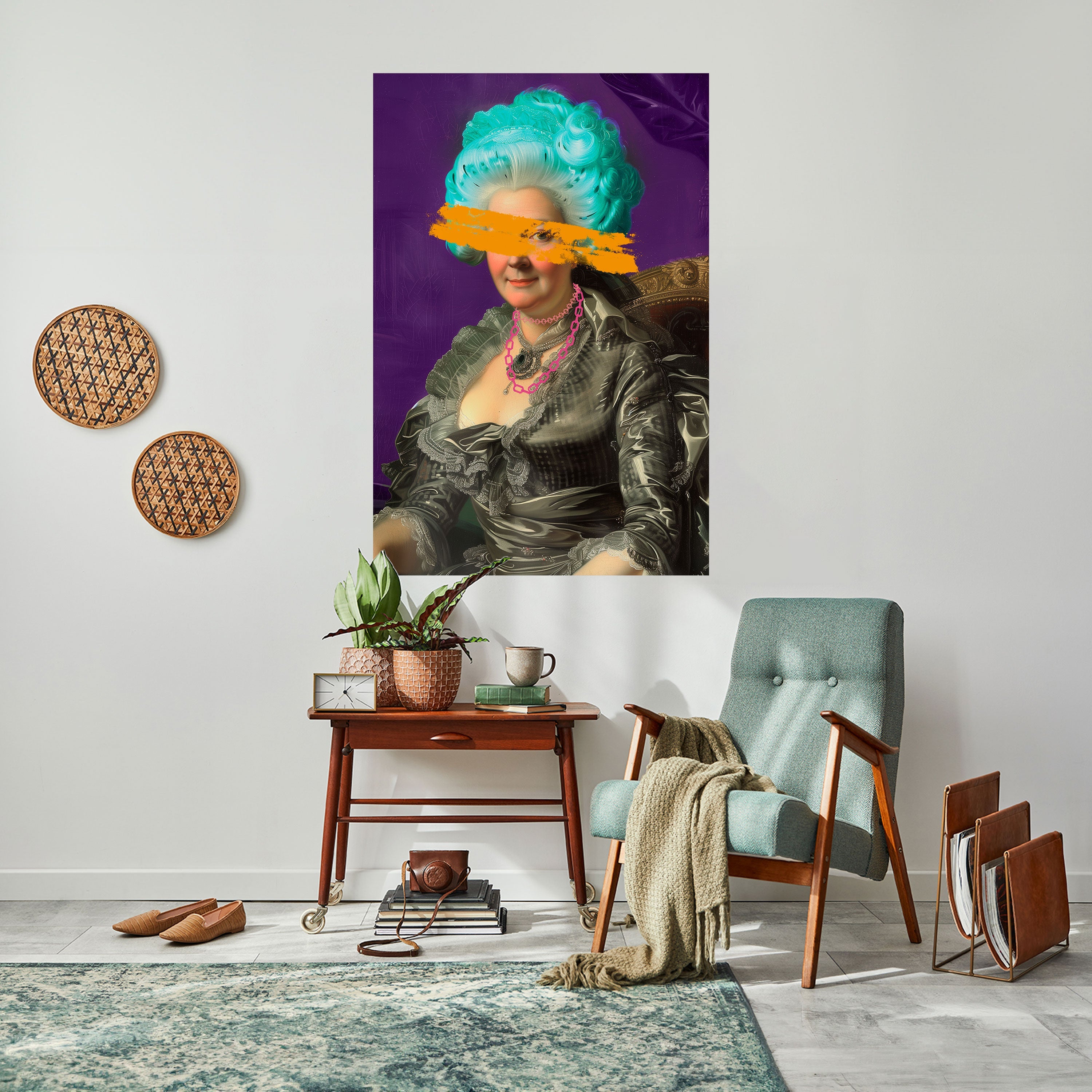 BAROQUE CHIC Vertikales Poster zum Abziehen und Aufkleben