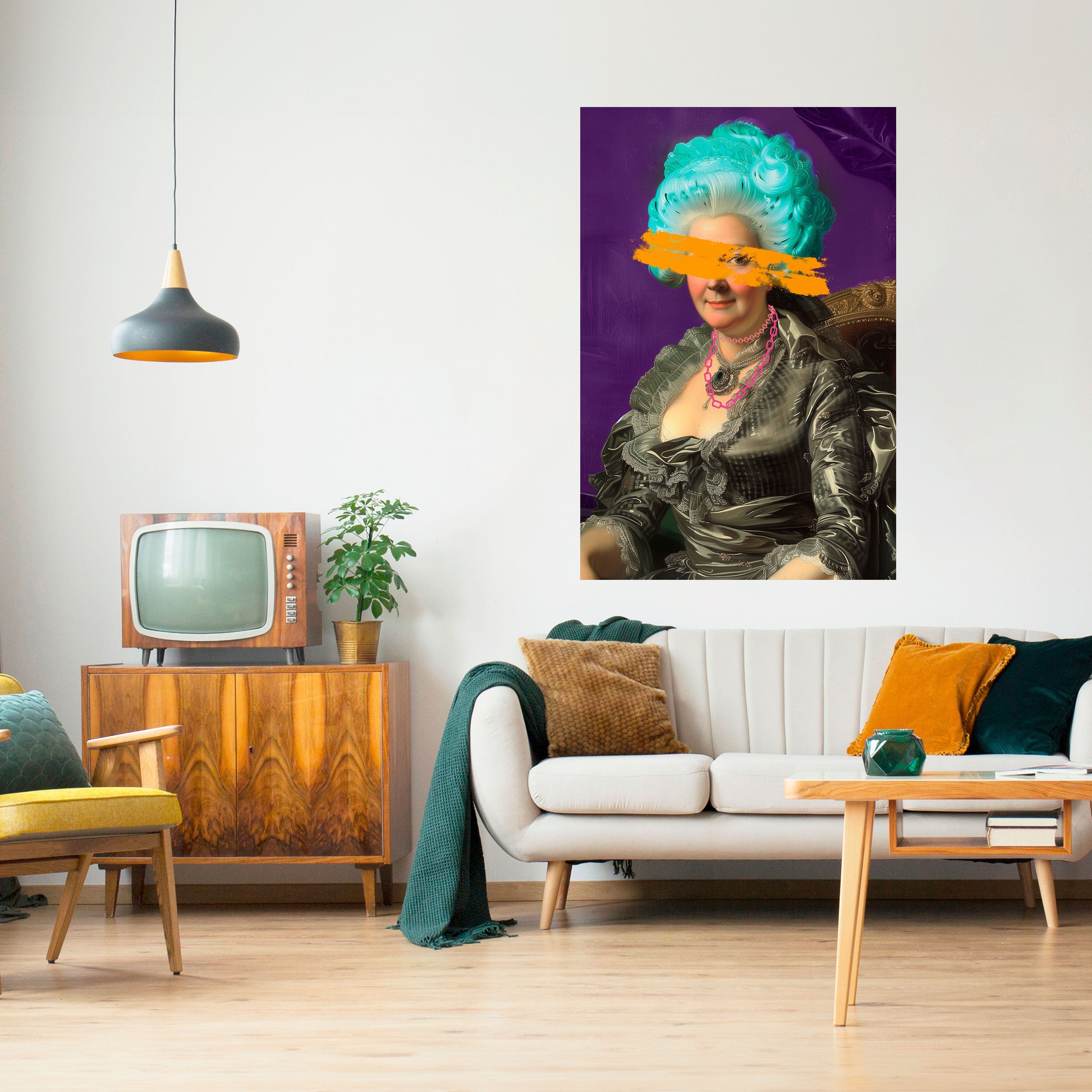 BAROQUE CHIC Vertikales Poster zum Abziehen und Aufkleben