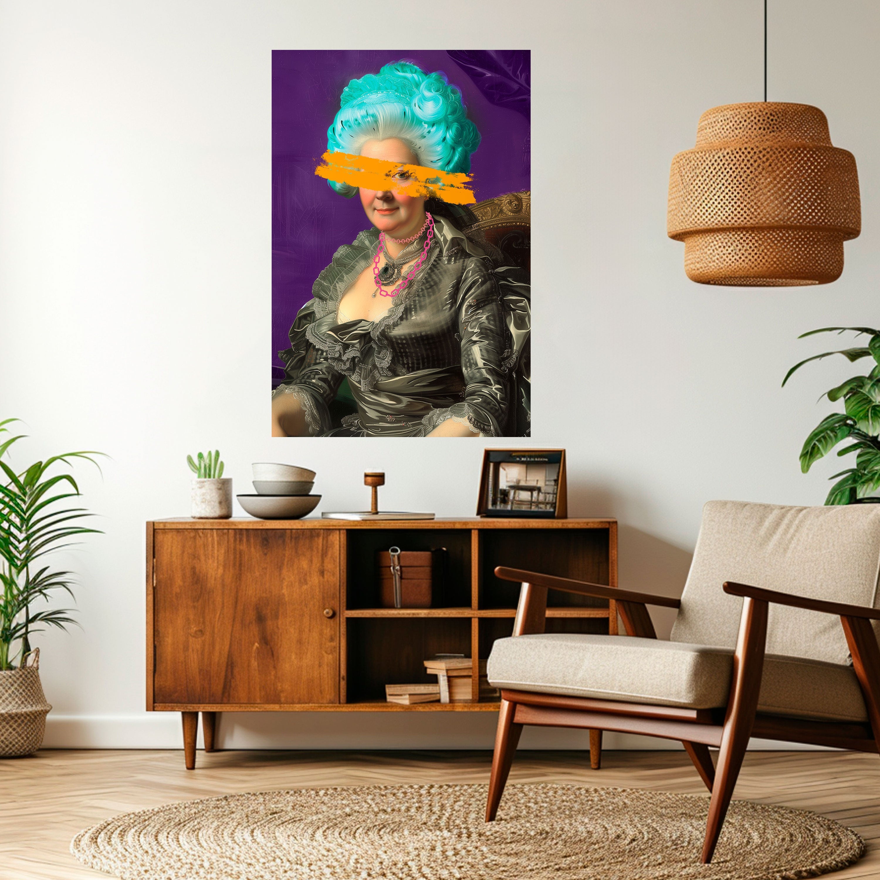 BAROQUE CHIC Vertikales Poster zum Abziehen und Aufkleben