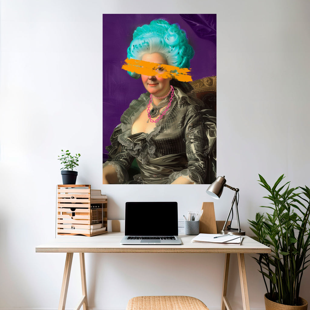 BAROQUE CHIC Vertikales Poster zum Abziehen und Aufkleben