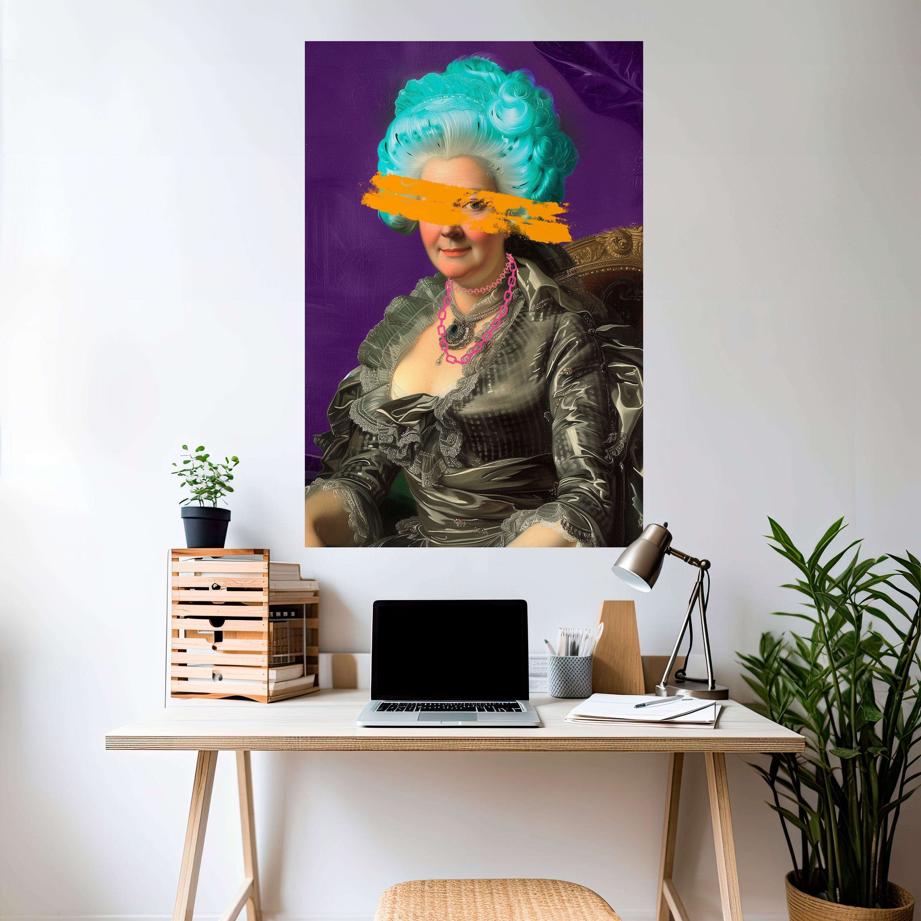 BAROQUE CHIC Vertikales Poster zum Abziehen und Aufkleben
