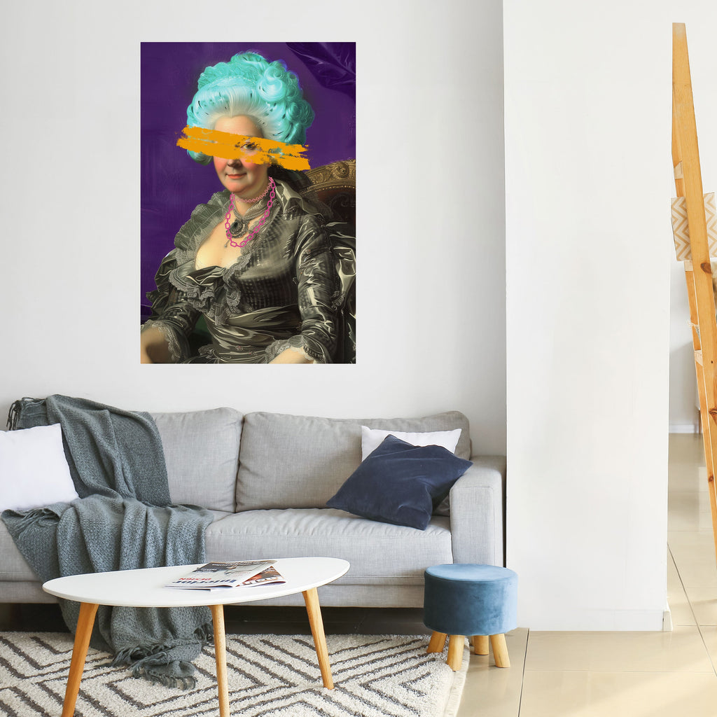 BAROQUE CHIC Vertikales Poster zum Abziehen und Aufkleben