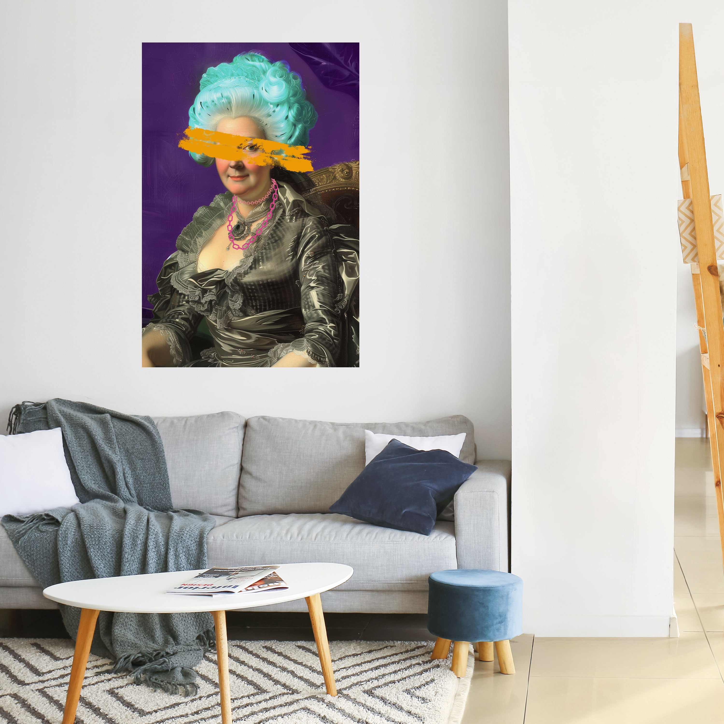 BAROQUE CHIC Vertikales Poster zum Abziehen und Aufkleben