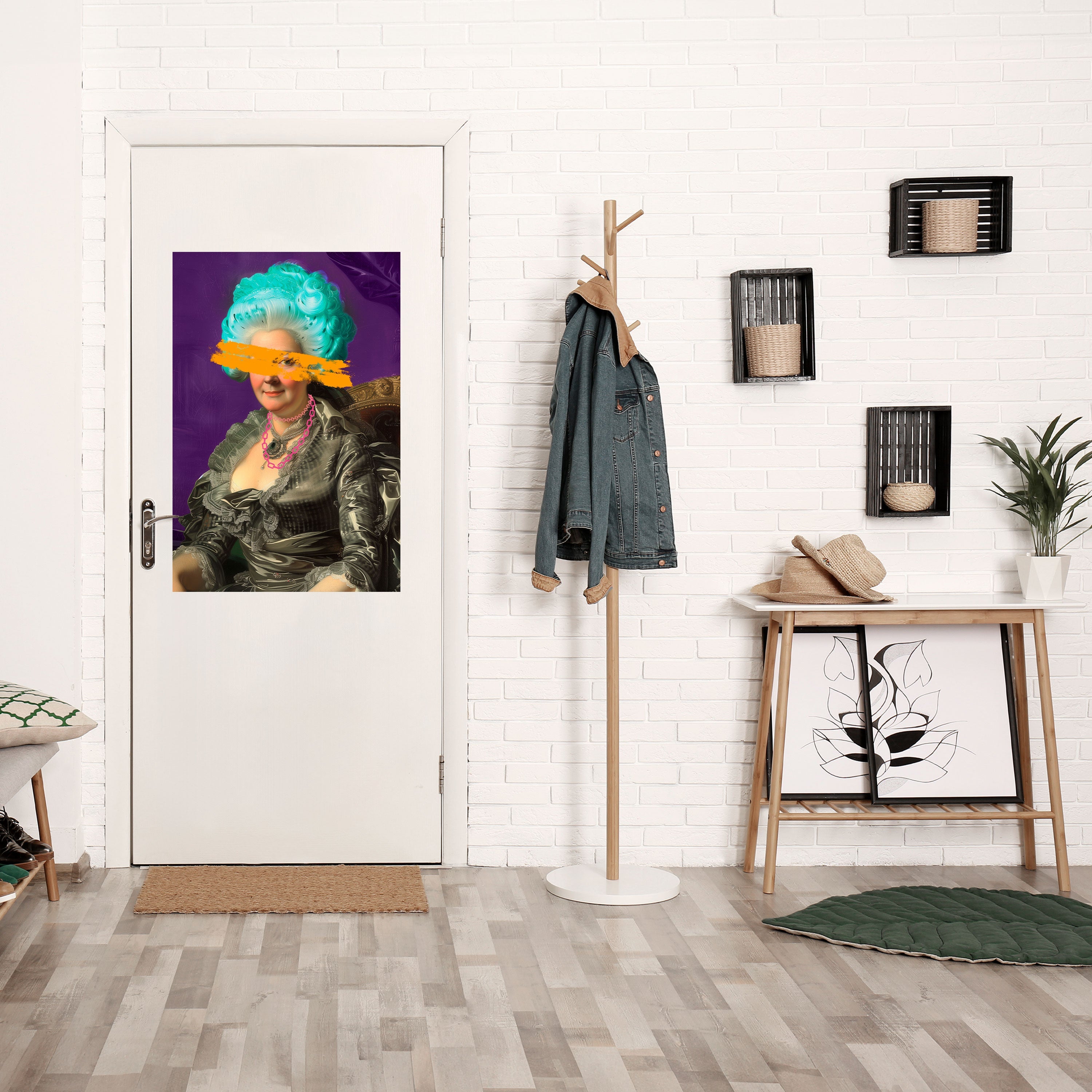 BAROQUE CHIC Vertikales Poster zum Abziehen und Aufkleben