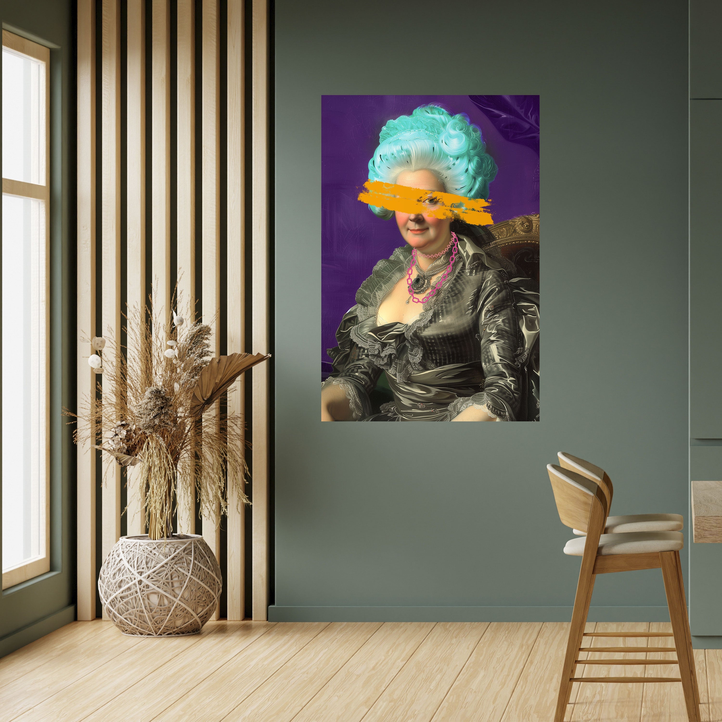 BAROQUE CHIC Vertikales Poster zum Abziehen und Aufkleben