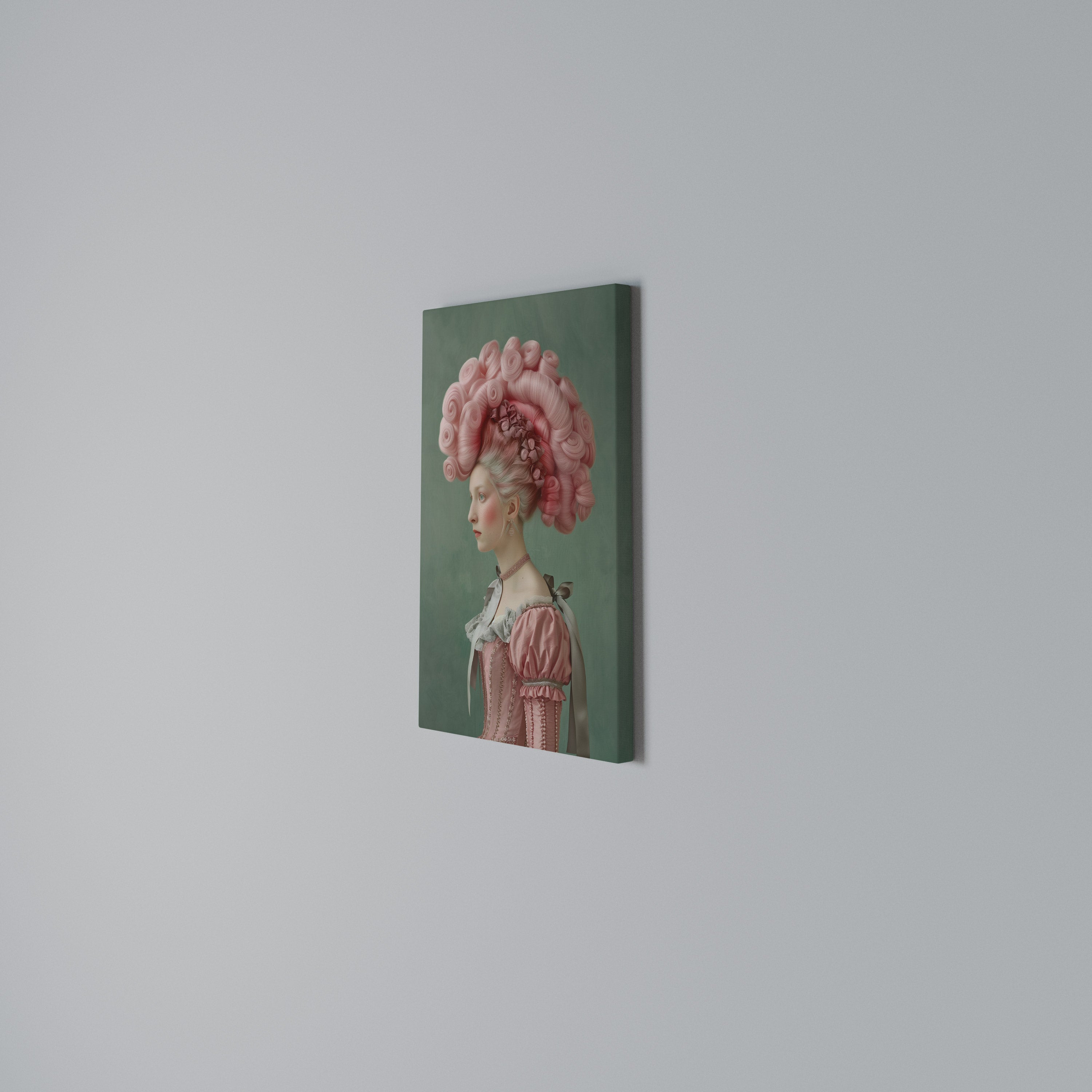 BAROQUE FUSION Vertical Canvas Print