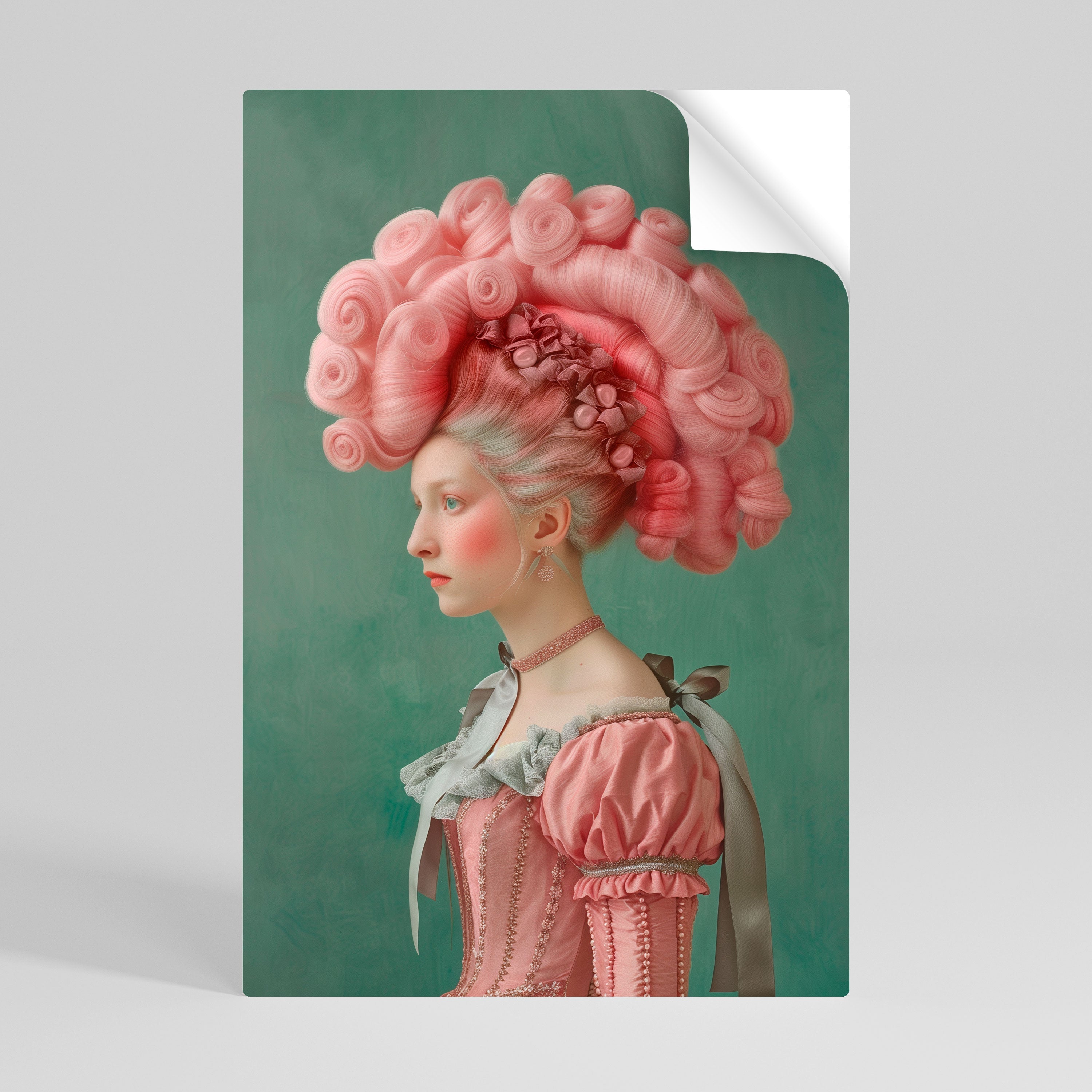BAROQUE FUSION Vertikales Poster zum Abziehen und Aufkleben