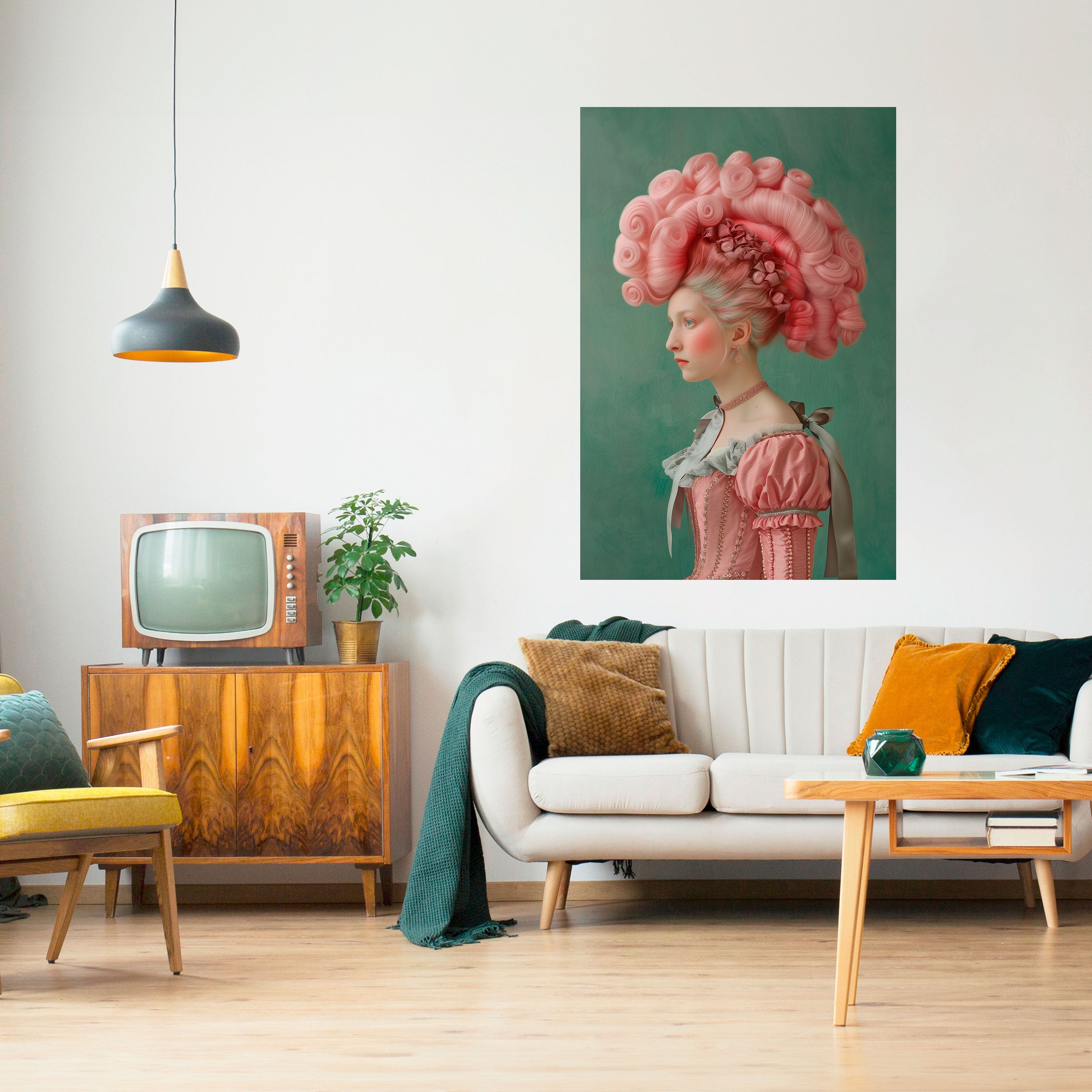 BAROQUE FUSION Vertikales Poster zum Abziehen und Aufkleben