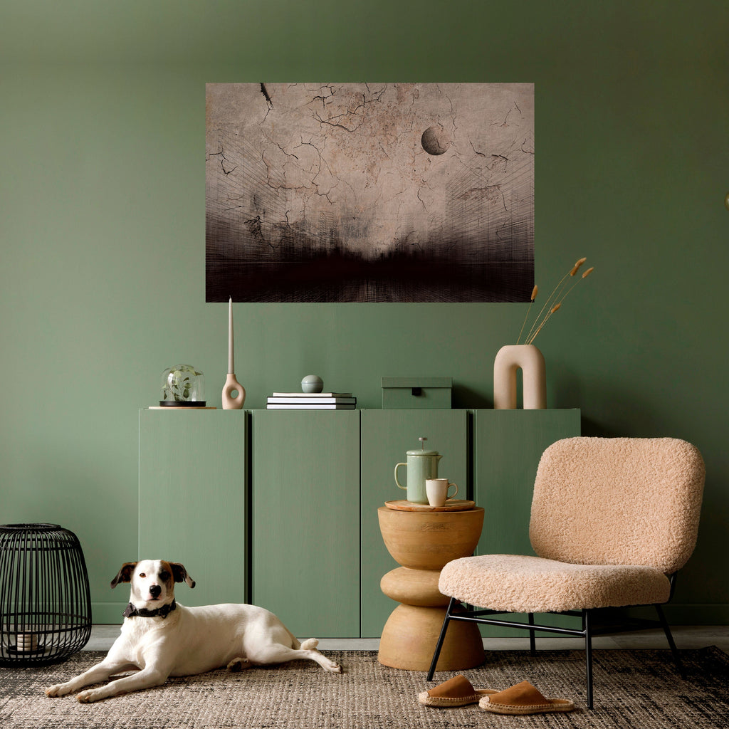 MOONBEAM THOUGHTS Peel and Stick Horizontal Poster